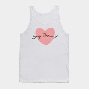 Lucy Pevensie Pink Heart Tank Top